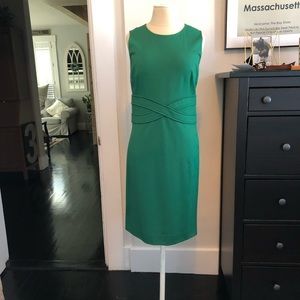 NWT DVF EVITA DRESS HUNTER GREEN